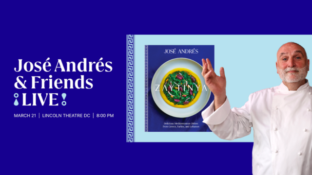 José Andrés & Friends: The Zaytinya Cookbook of Mezze Madness event image