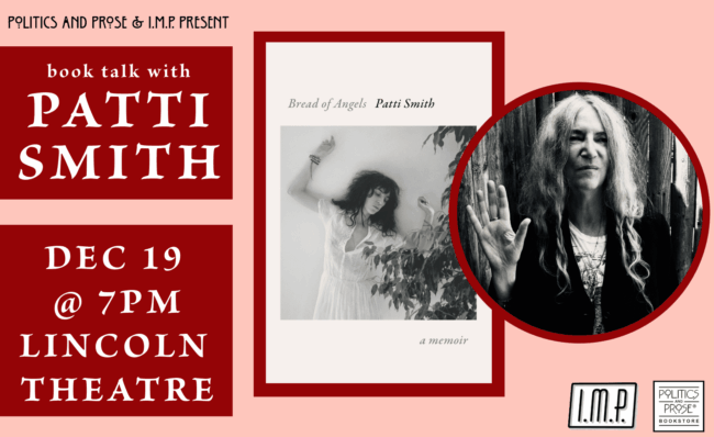 Book Talk with Patti Smith: Bread of Angels