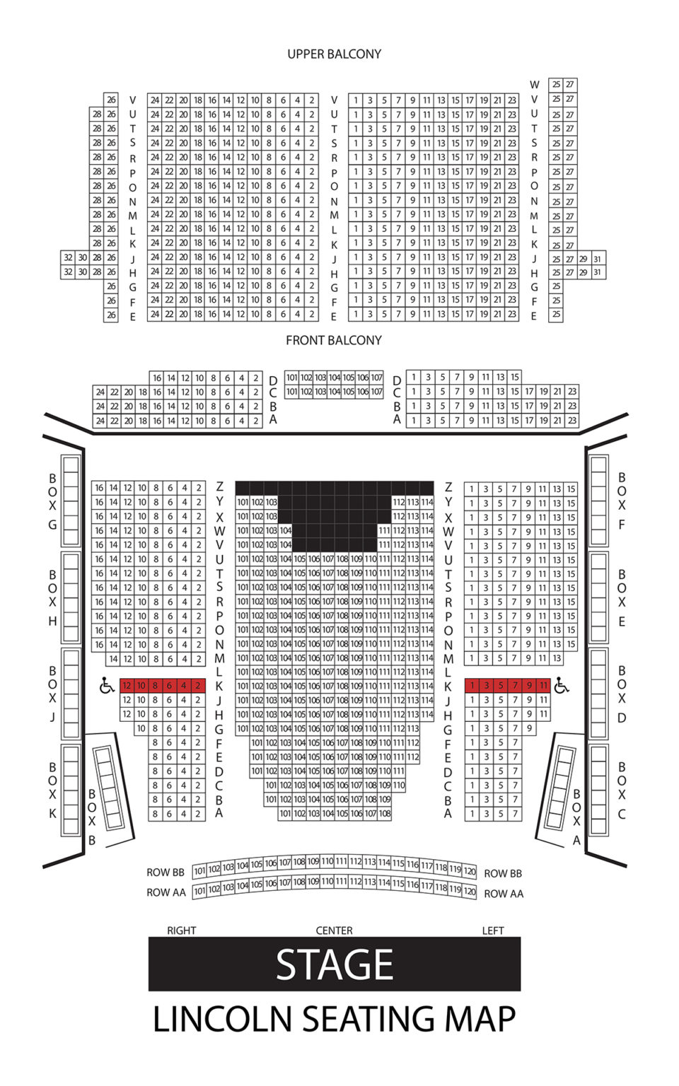 Beaumont Theatre Lincoln Center Seating Chart